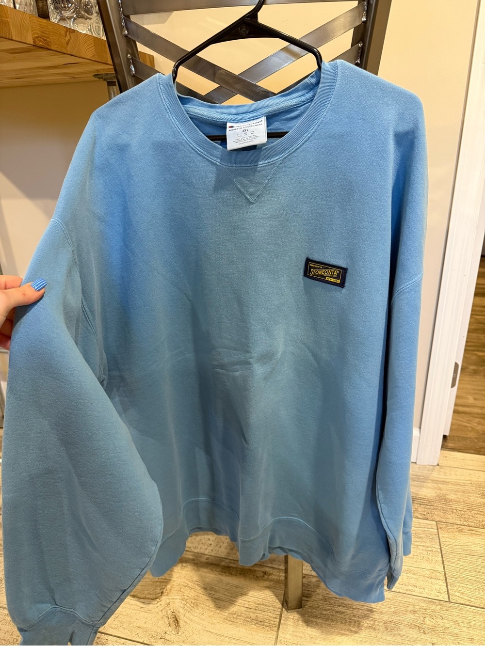 Stoneonta New York Blue Champion Crewneck